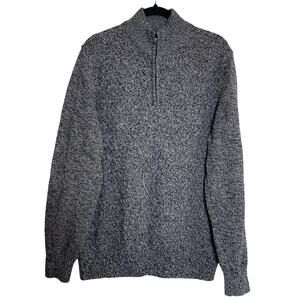 Calvin Klein Men's Knit Sweater Quarter Zip Pullover Cardigan Sz Medium